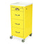 M-Series Cart - Mini Width Tall Cabinet with 27" of Vertical Drawer Space, Key Locking,  5 Drawers 2-3, 2-6, 1-9. Standa