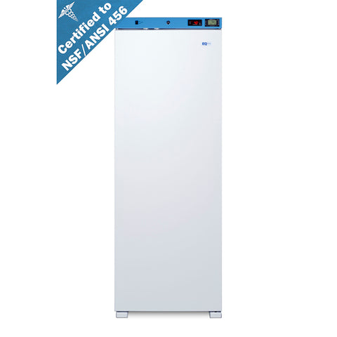 Accucold EQTemp pharmaceutical healthcare refrigerator (Model ACR1321WNSF456LHD)