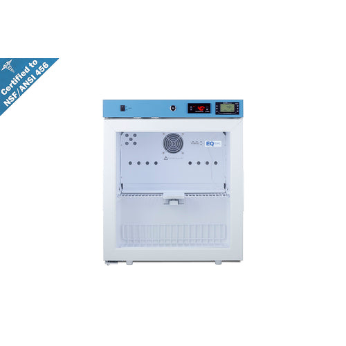 Accucold EQTemp pharmaceutical healthcare refrigerator (Model ACR162GNSF456LHD)