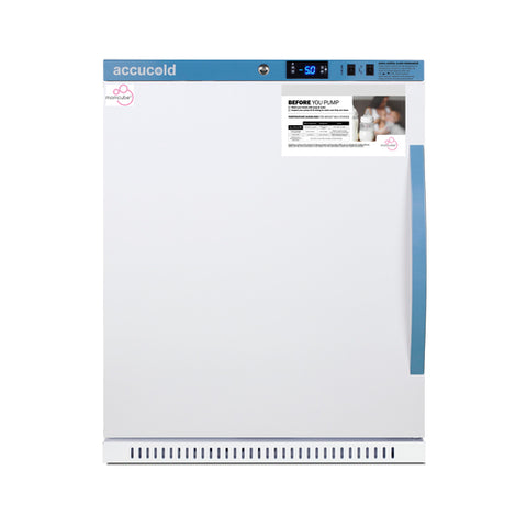 Accucold MOMCUBE ADA height all-freezer for breast milk storage, ADA (Model AFZ5PVBIADAMCLHD)