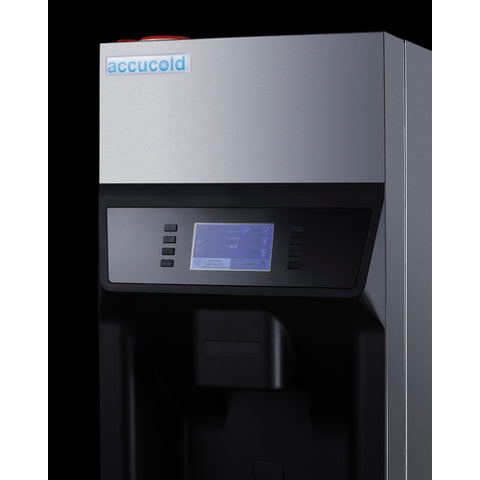 Accucold ENERGY STAR certified commercial ice + water dispenser with 220 lb – AIWD220