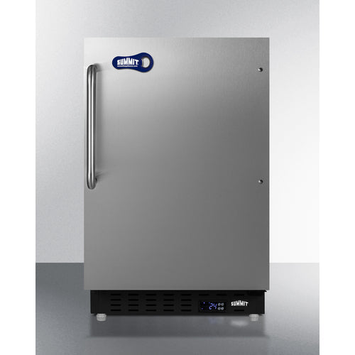 Accucold Undercounter beer froster with stainless steel door (Model ALFZ37BSSTBFROSTLHD)