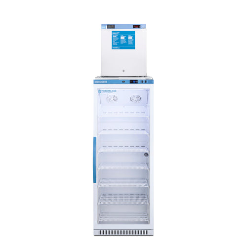 Accucold Stacked combination of ARG12PV all-refrigerator with antimicrobial – ARG12PV-FS24LSTACKMED2
