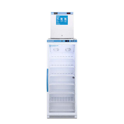 Accucold Stacked combination of ARG12PV all-refrigerator with antimicrobial – ARG12PV-FS24LSTACKMED2
