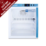 Accucold Performance Series controlled room temperature cabinet with lock, Glass Door (Model ARG2PV-CRTLHD)