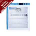 Accucold Performance Series controlled room temperature cabinet with lock, Glass Door (Model ARG2PV-CRT)