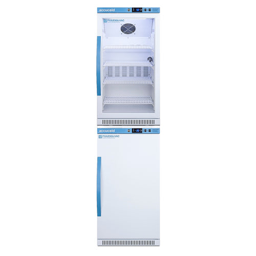 Accucold PHARMA-VAC Performance Series stacked combination of ARG31PVBIADA vaccine – ARG31PVBIADA-AFZ2PVBIADASTACK