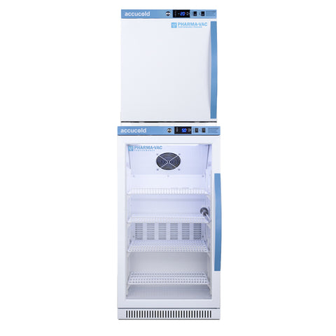 Accucold PHARMA-VAC Performance Series stacked combination of ARG31PVBIADA vaccine – ARG31PVBIADA-AFZ1PVSTACKLHD