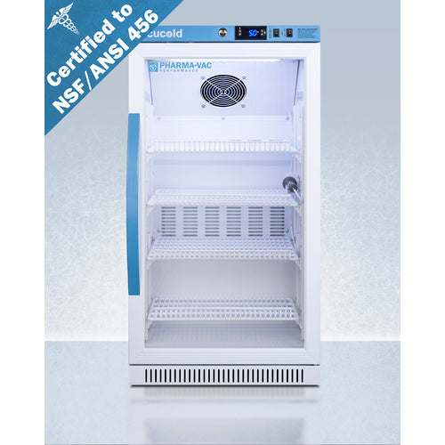 2.83 Cu.Ft. ADA Height Vaccine Refrigerator, Certified to NSF/ANSI 456 Vaccine Storage Standard