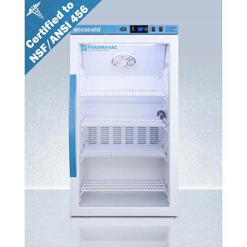 3 Cu.Ft. Counter Height Vaccine Refrigerator, Certified to NSF/ANSI 456 Vaccine Storage Standard