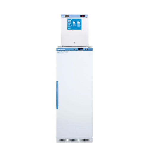 Accucold Stacked combination of ARS12PV all-refrigerator with antimicrobial – ARS12PV-FS24LSTACKMED2