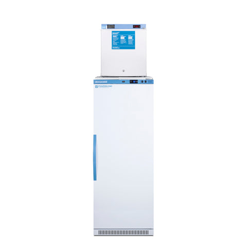 Accucold Stacked combination of ARS12PV all-refrigerator with antimicrobial – ARS12PV-FS24LSTACKMED2