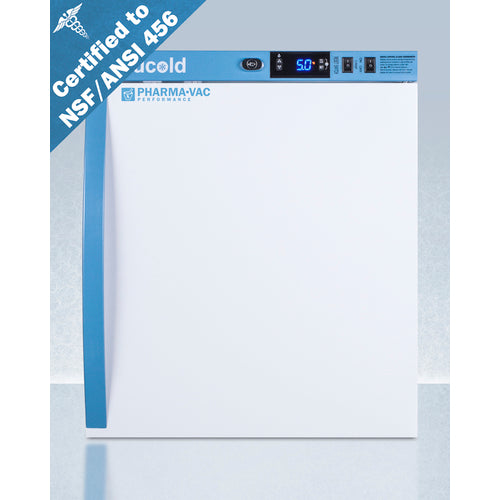 1 Cu.Ft. Compact Vaccine Refrigerator, Certified to NSF/ANSI 456 Vaccine Storage Standard