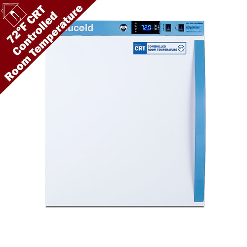 Accucold Performance Series controlled room temperature cabinet with lock, Solid Door (Model ARS2PV-CRTLHD)