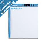 Accucold Performance Series Pharma-Vac all-refrigerator certified to the NSF 456 Vaccine Storage Standard, Solid Door