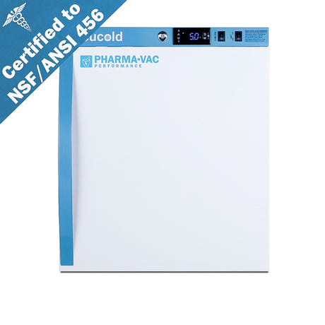 Performance Series Pharma-Vac all-refrigerator certified to the NSF 456 Vaccine Storage Standard, Solid Door (Model ARS2PV456LHD)