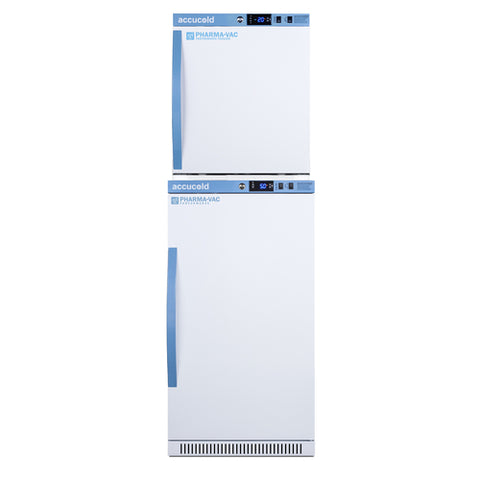 Accucold PHARMA-VAC Performance Series stacked combination of ARS32PVBIADA vaccine – ARS32PVBIADA-AFZ1PVSTACK