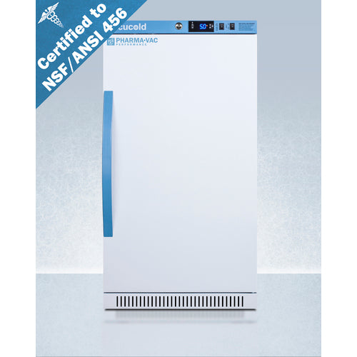 2.83 Cu.Ft. ADA Height Vaccine Refrigerator, Certified to NSF/ANSI 456 Vaccine Storage Standard