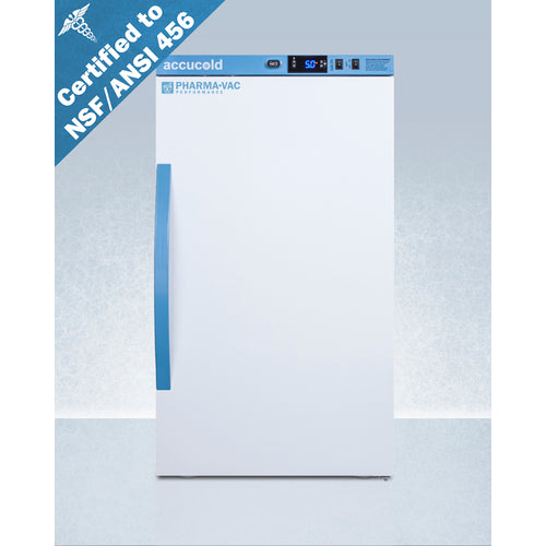 3 Cu.Ft. Counter Height Vaccine Refrigerator, Certified to NSF/ANSI 456 Vaccine Storage Standard