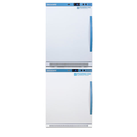 Accucold PHARMA-VAC Performance Series stacked combination of ARS6PV vaccine – ARS6PV-AFZ5PVBIADASTACKLHD