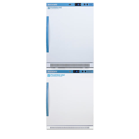 Accucold PHARMA-VAC Performance Series stacked combination of ARS6PV vaccine – ARS6PV-AFZ5PVBIADASTACK