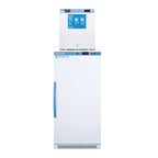 Accucold Stacked combination of ARS8PV all-refrigerator with antimicrobial silver-ion handle – ARS8PV-FS24LSTACKMED2