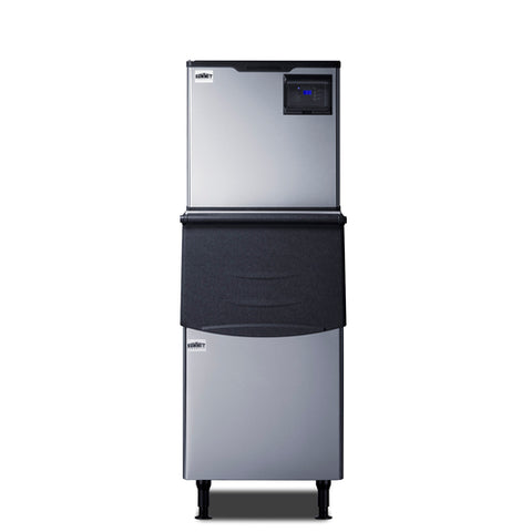 Accucold 350 Pound clear ice maker with storage bin