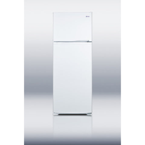 Accucold Full-size top mount refrigerator-freezer in white (Model CTR18W)