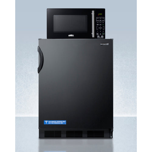 Microwave/Refrigerator-Freezer Combination with Allocator