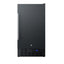 ADA compliant 18" wide frost-free freezer in black for built-in or freestanding use, with lock and digital thermostat