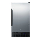 Accucold 18" Wide Frost-free Freezer Built-in or Freestanding Use, with Stainless Steel Exterior, Lock, and Digital