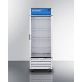 Accucold Full-sized glass door commercial display freezer (Model SCFF262GLH)
