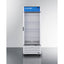 Full-sized glass door commercial display freezer