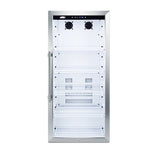 Accucold 9 cu.ft. commercial glass door beverage merchandiser designed, Stainless Steel – SCR1006CSS