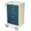 M-Series Cart - Medium Width Tall Cabinet With 30" of Vertical Drawer Space, Basic Electronic Pushbutton Lock with Key L