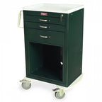 Equipment Holder Shelf for MDS18 Carts with all locks, Steel, 2" Cable pass through hole in rear with grommet (upg