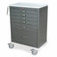 Specialty Package Key locking Monitor Cart, 3-3", 2-6", and 1-9" Drawers,  Includes Pontoon Bumper and 5" Casters.  Incl