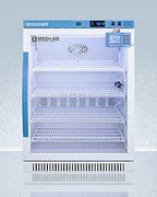 Accucold 6 Cu.Ft. ADA Height Laboratory Refrigerator, Glass Door, Data Logger (Model ARG6MLDL2B)