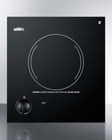 Accucold 12" Wide 115V 1-Burner Radiant Cooktop