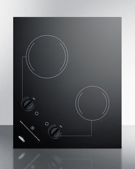 Accucold 21" Wide 115V 2-Burner Radiant Cooktop
