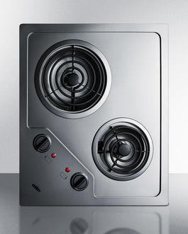 Accucold 21" Wide 115V 2-Burner Coil Cooktop