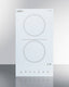 12" Wide 115V 2-Burner Radiant Cooktop - CR2B15T2W