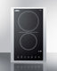 15" Wide 230V 2-Burner Radiant Cooktop - CR2B23T3BTK15