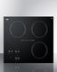 22" Wide 230V 3-Burner Radiant Cooktop