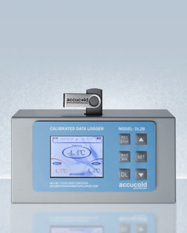 Accucold Factory conversion of stacked series temperature readout to display in Fahrenheit