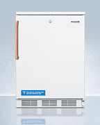 Accucold 24" Wide All-Refrigerator with Antimicrobial Pure Copper Handle (Model FF6LWTBC)
