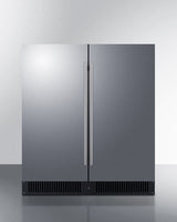 Accucold 30" Wide Built-In Refrigerator-Freezer (Model FFRF3070BSS)
