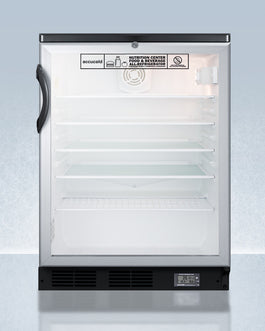 24" Wide All-Refrigerator - SCR600BGLNZ