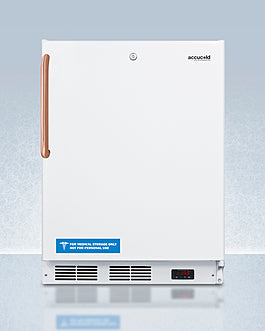 Accucold 24" Wide Built-In All-Freezer with Antimicrobial Pure Copper Handle, ADA Compliant