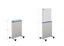 Adjustable Height Mobile Barrier 74" x 31" - available in Clear-Pb only